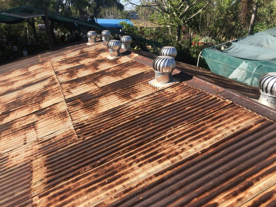 Roof painting project by North West Queensland Painting